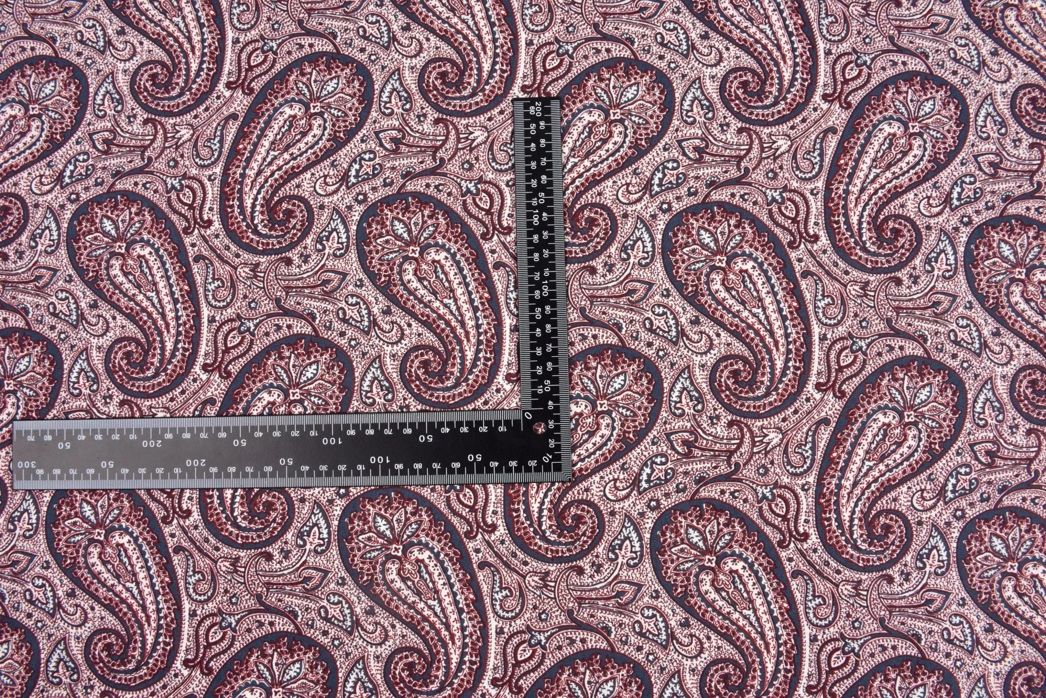 100% Cotton Loom Line  Big Paisley Fabric - 189