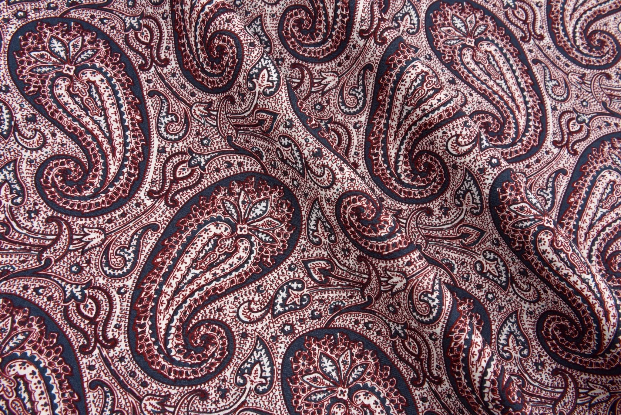 100% Cotton Loom Line  Big Paisley Fabric - 189