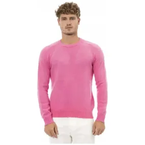 Alpha Studio Multicolor Wool Men Sweater