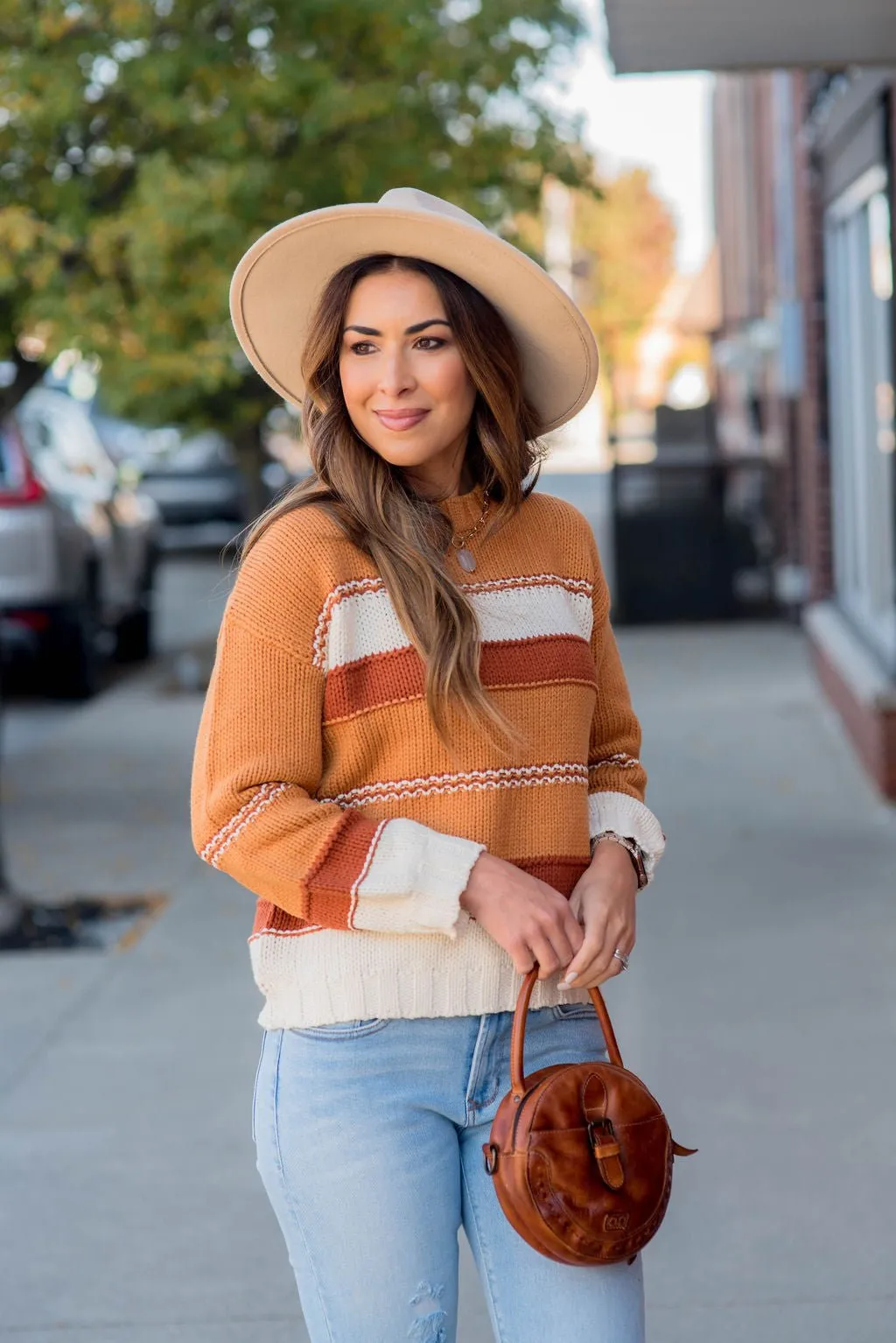 Blurred Lines Blocked Sweater