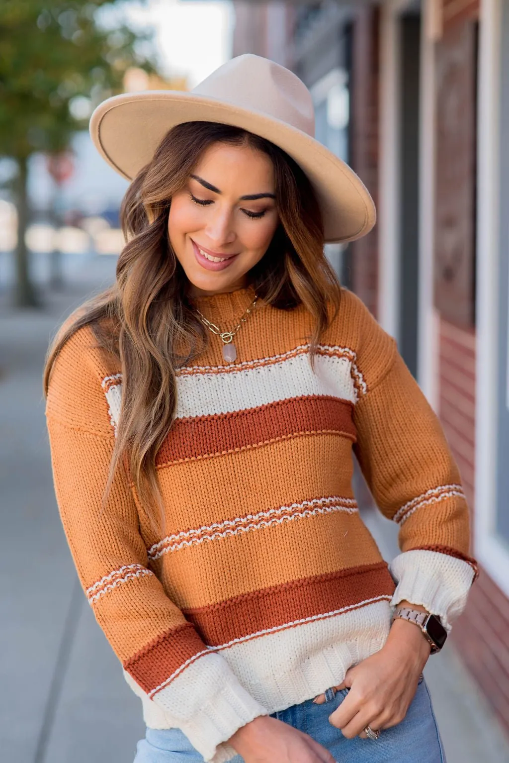 Blurred Lines Blocked Sweater