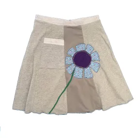 Classic Appliqué Skirt-Big Flower