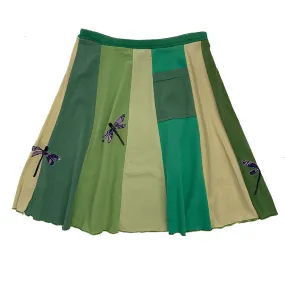 Classic Appliqué Skirt-Dragonfly