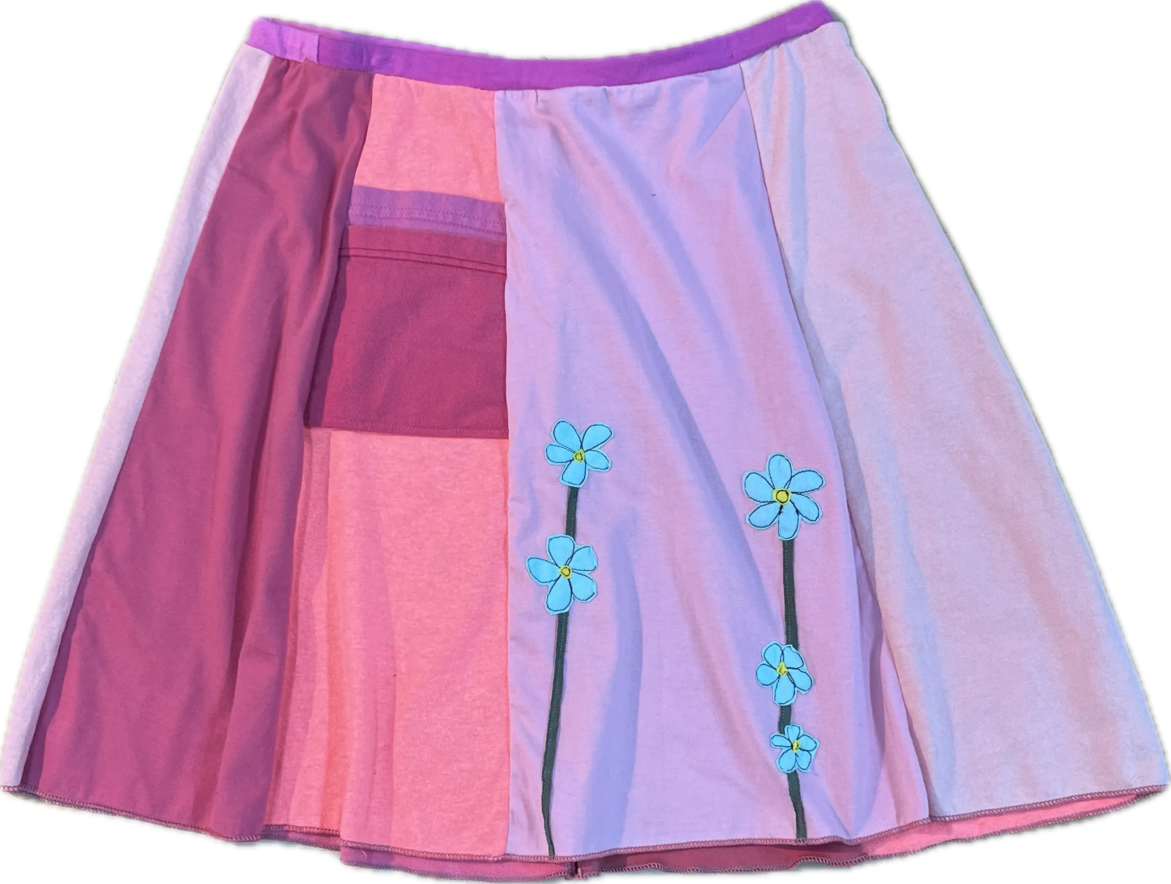 Classic Appliqué Skirt-Wildflower