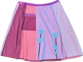 Classic Appliqué Skirt-Wildflower