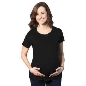 Comfortable 6 Pack Maternity Shirts Blank Pregnancy Shirts Plain Fitted Tees