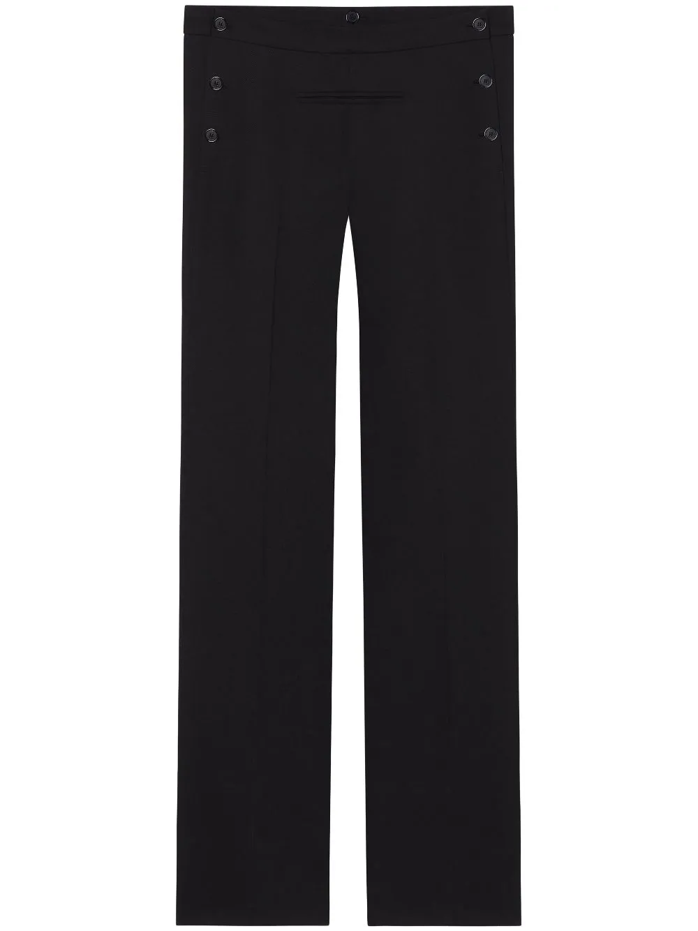 Flared Wool Trousers