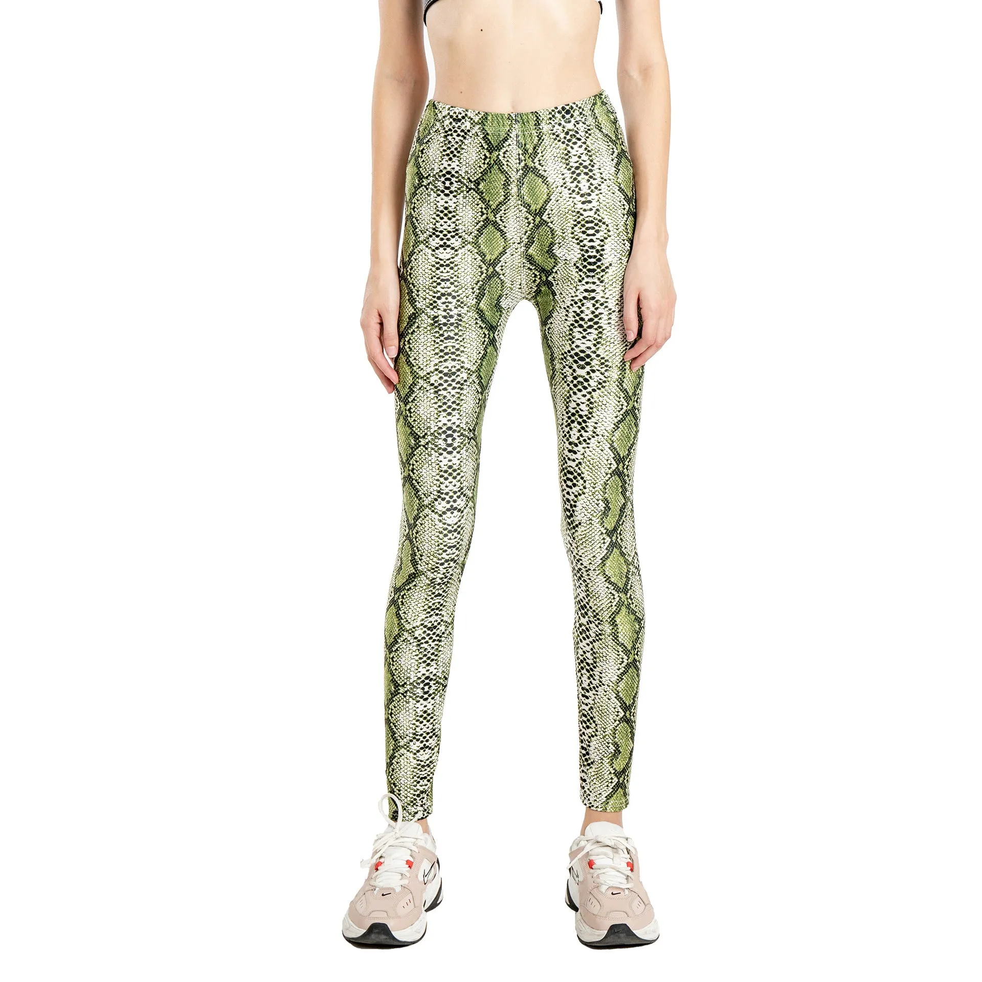 Graceful Trendy Animal Print Skinny Cropped Leggings