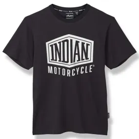 Indian Motorcycle 286163215 Mens Shield T-Shirt Tee Soft Lightweight Comfortable Black -