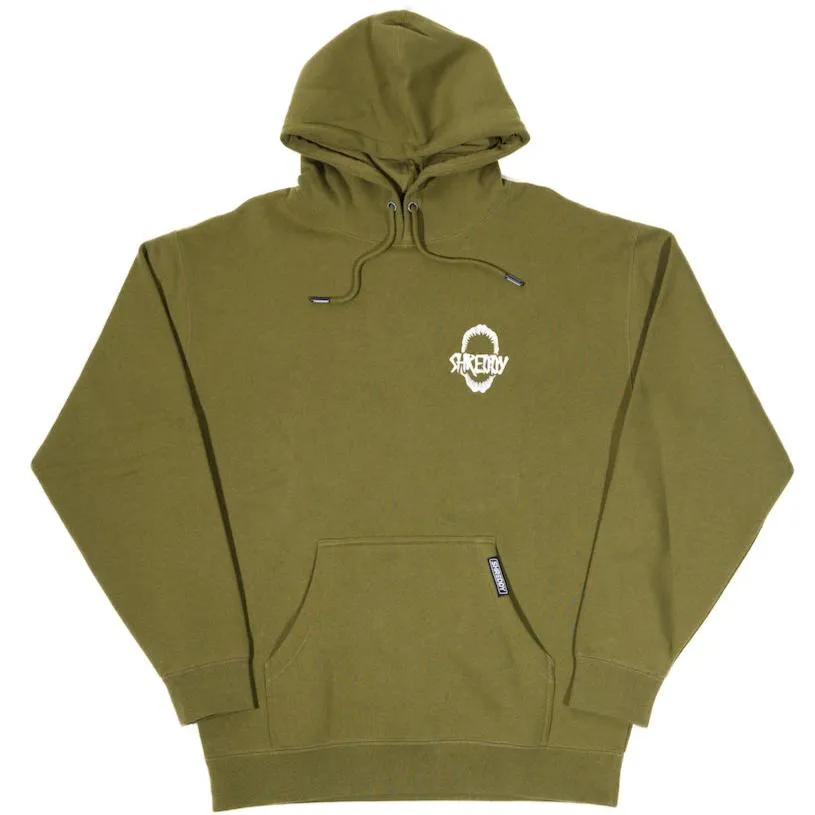 Jaws Hoodie Mil Green (Mens)