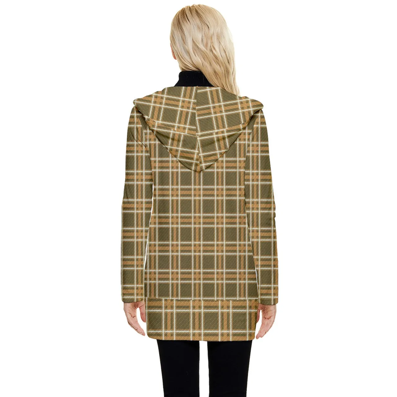 Khloé B Button Up Hooded Coat