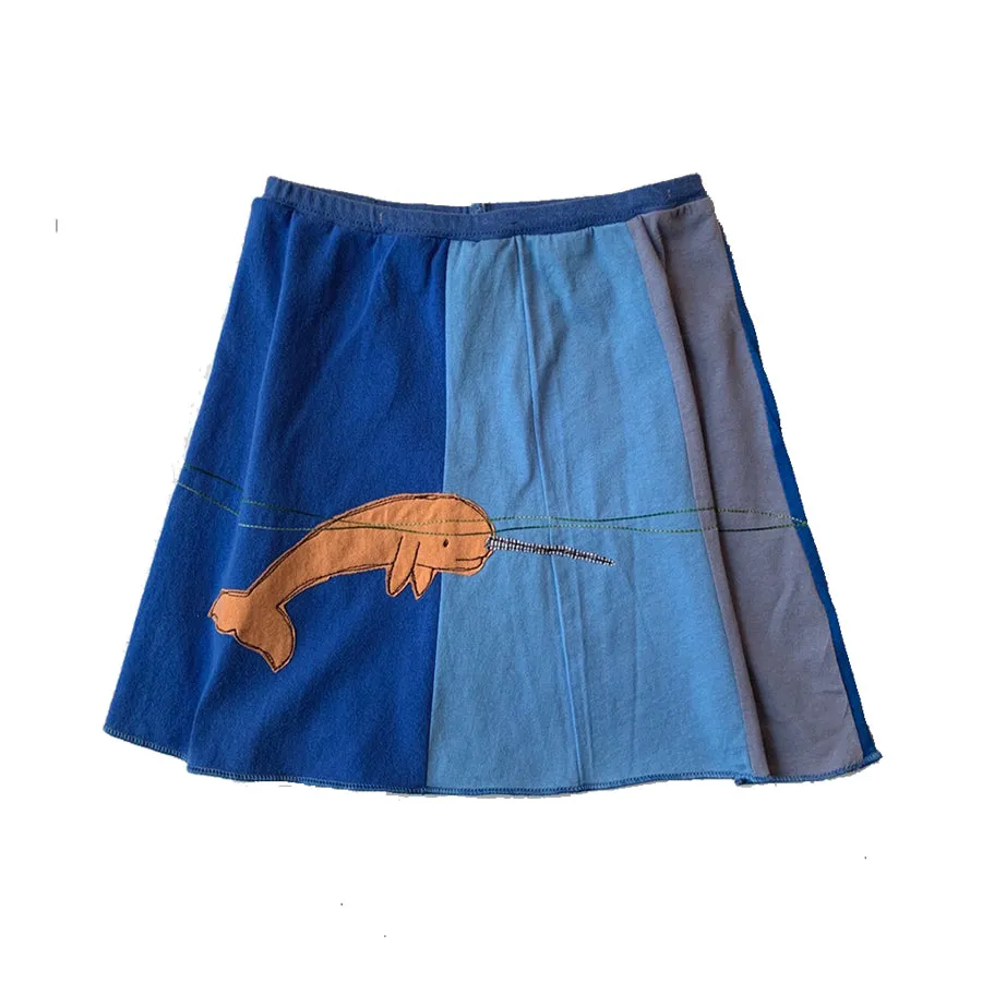 Kids Skirt-Narwhal