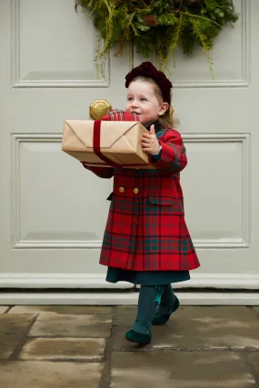 Little Town Coat (Red Tartan)