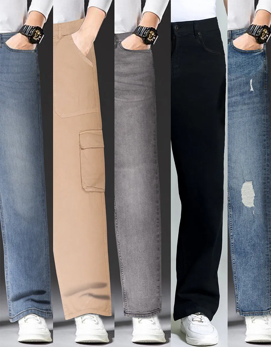 Men's Stylish In Assorted Color Denim Pant