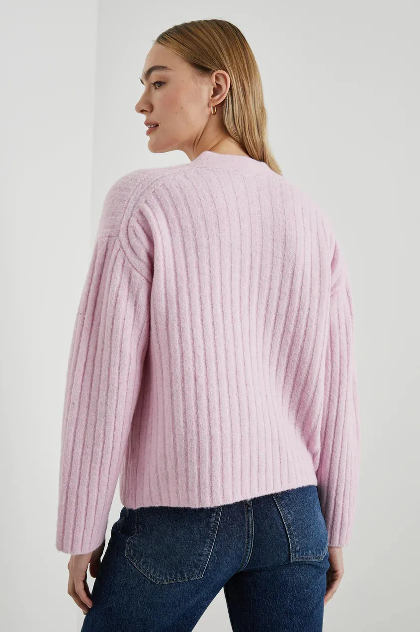 MORGAN CARDIGAN - LILAC