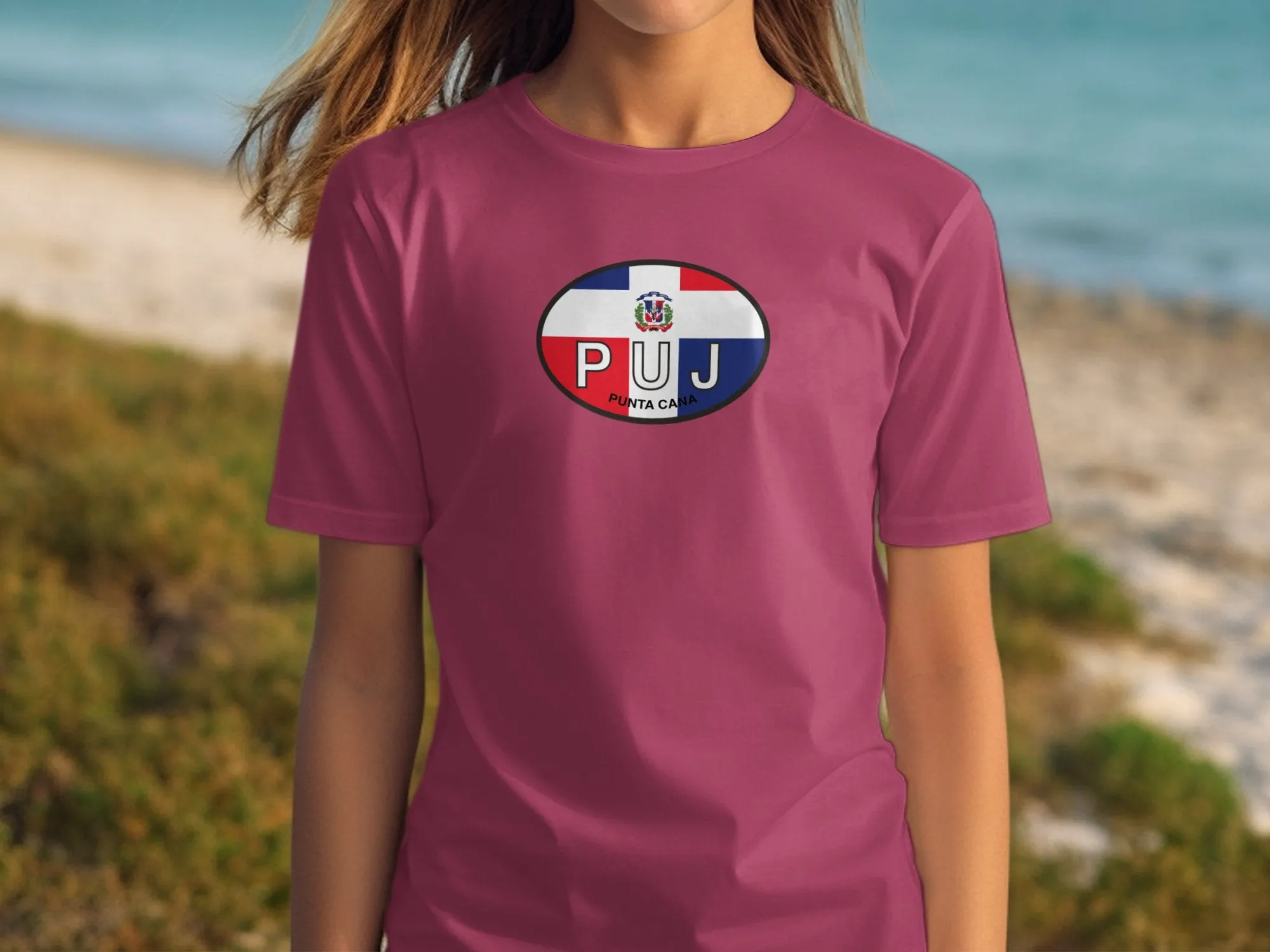 PUJ Punta Cana Dominican Republic Flag T-Shirts