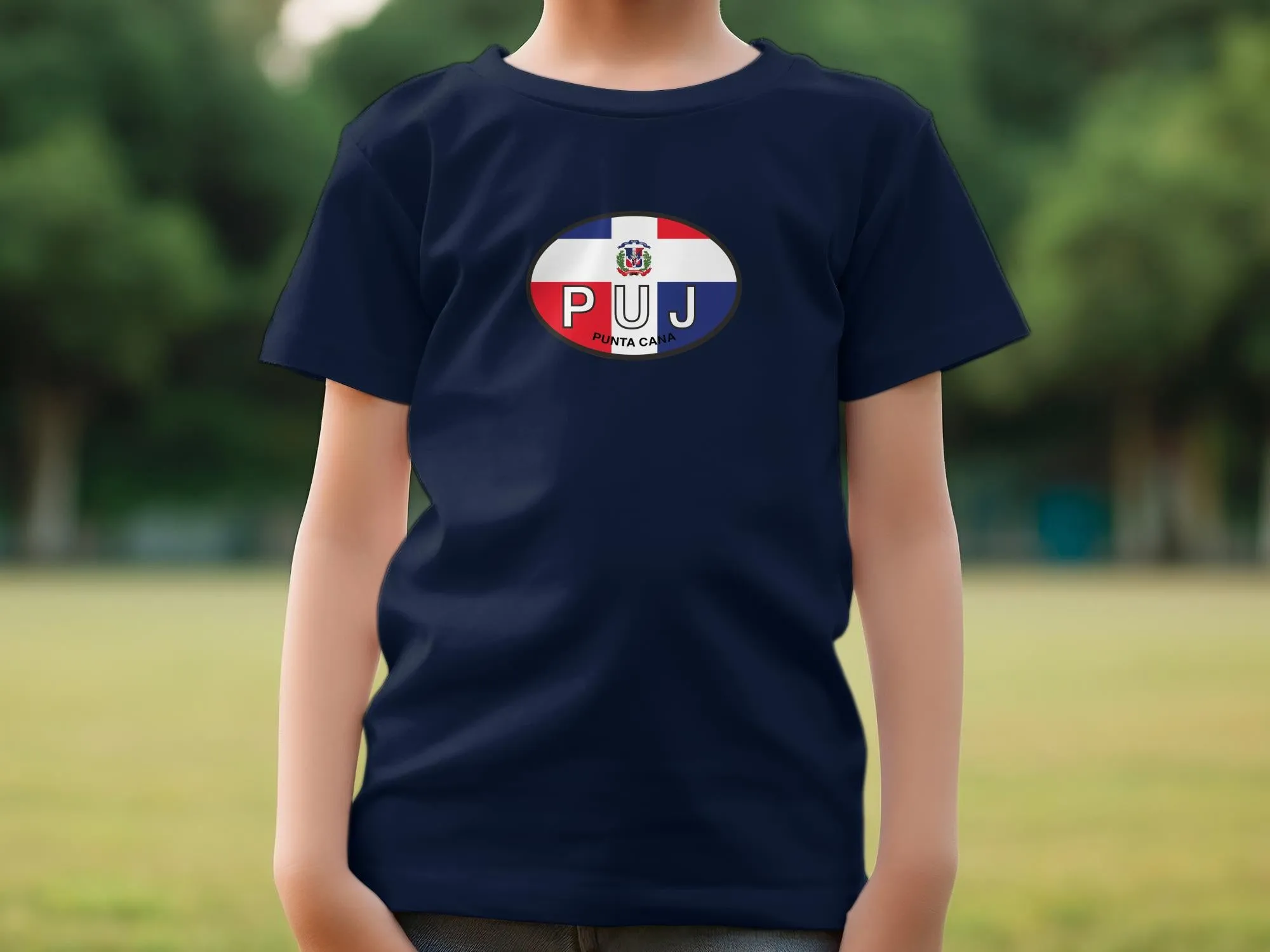 PUJ Punta Cana Dominican Republic Flag T-Shirts