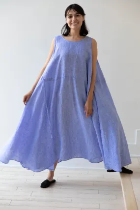 Risa Nakamura | Dress Y in Sky Blue Linen