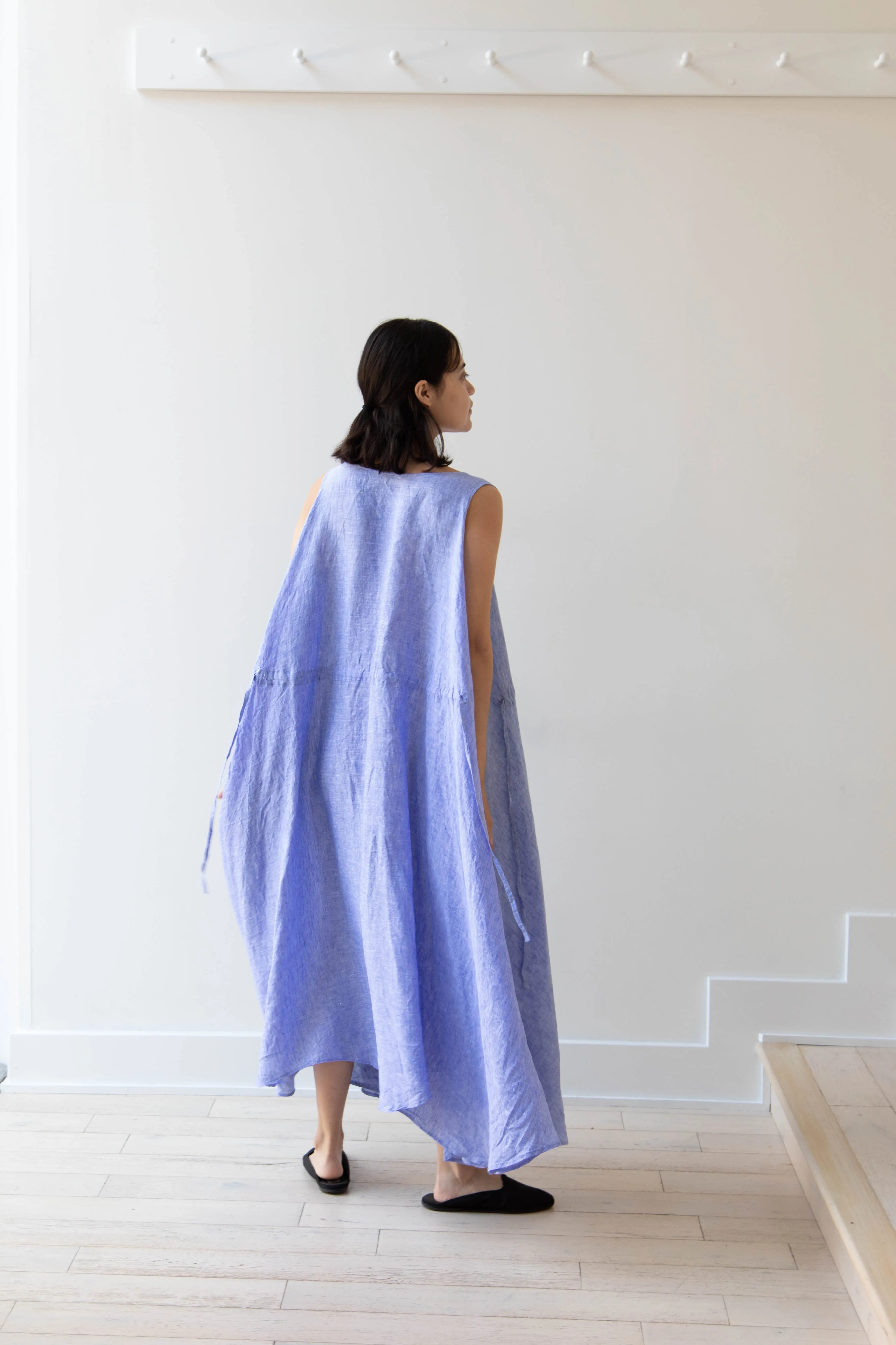 Risa Nakamura | Dress Y in Sky Blue Linen