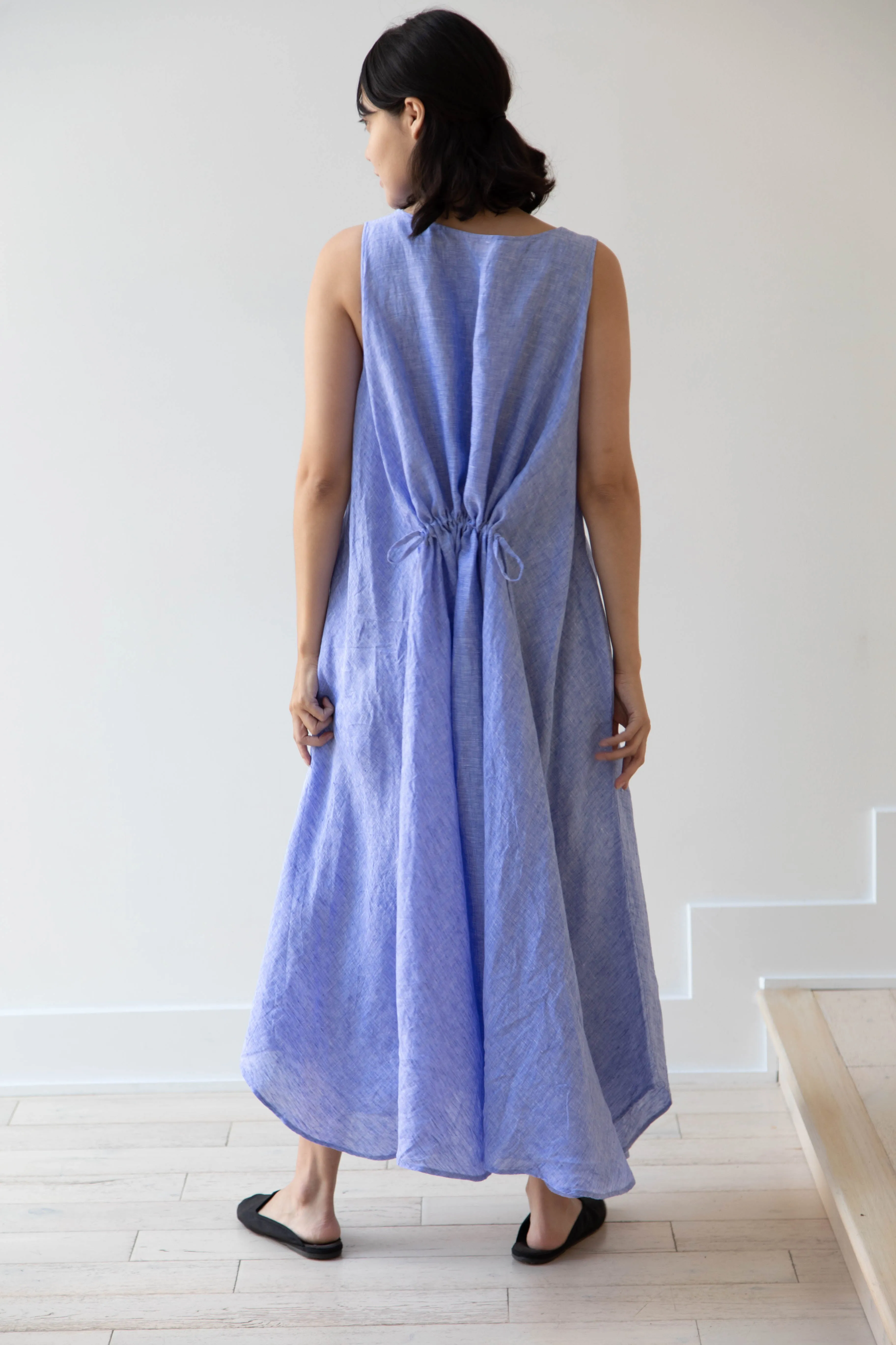 Risa Nakamura | Dress Y in Sky Blue Linen