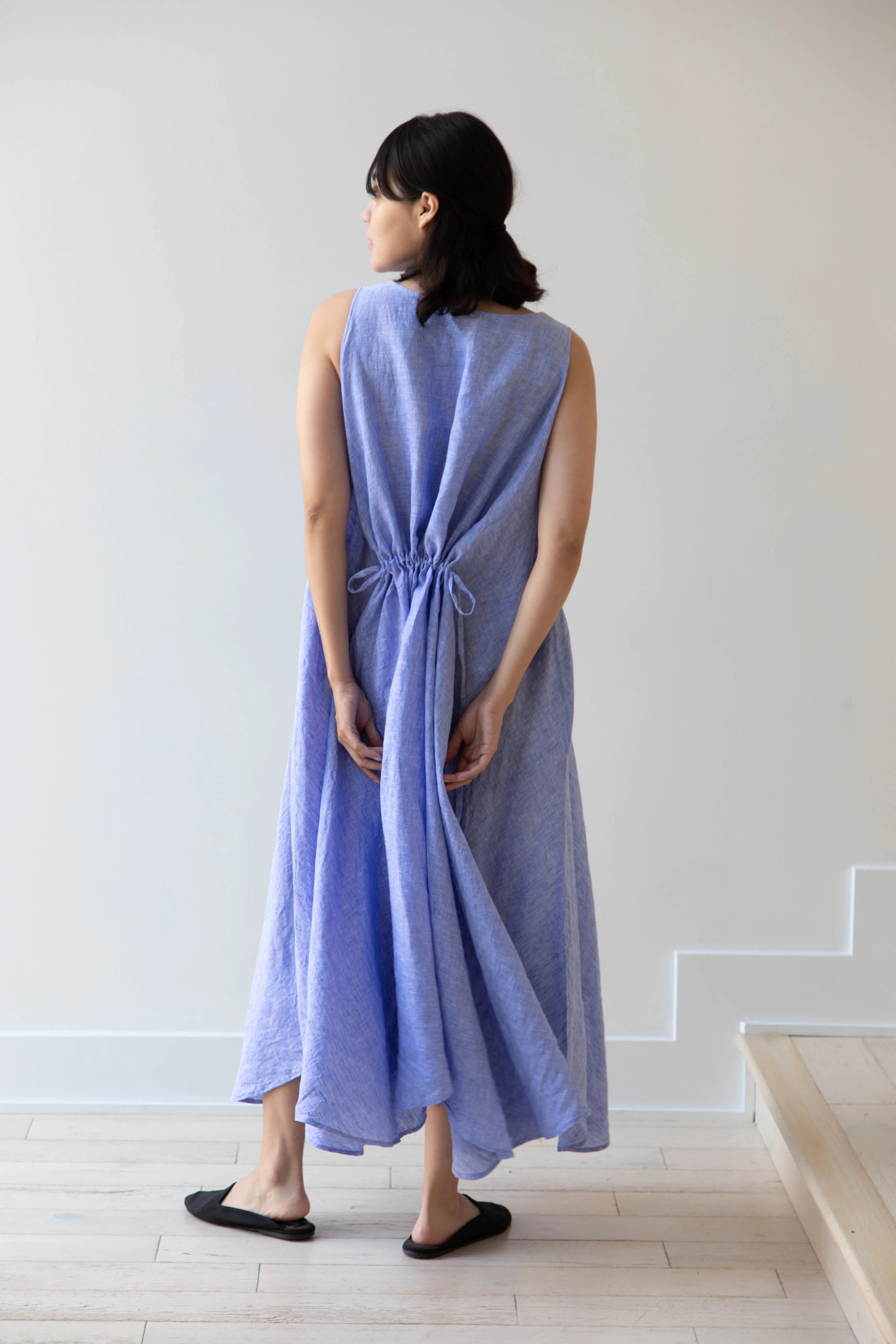 Risa Nakamura | Dress Y in Sky Blue Linen