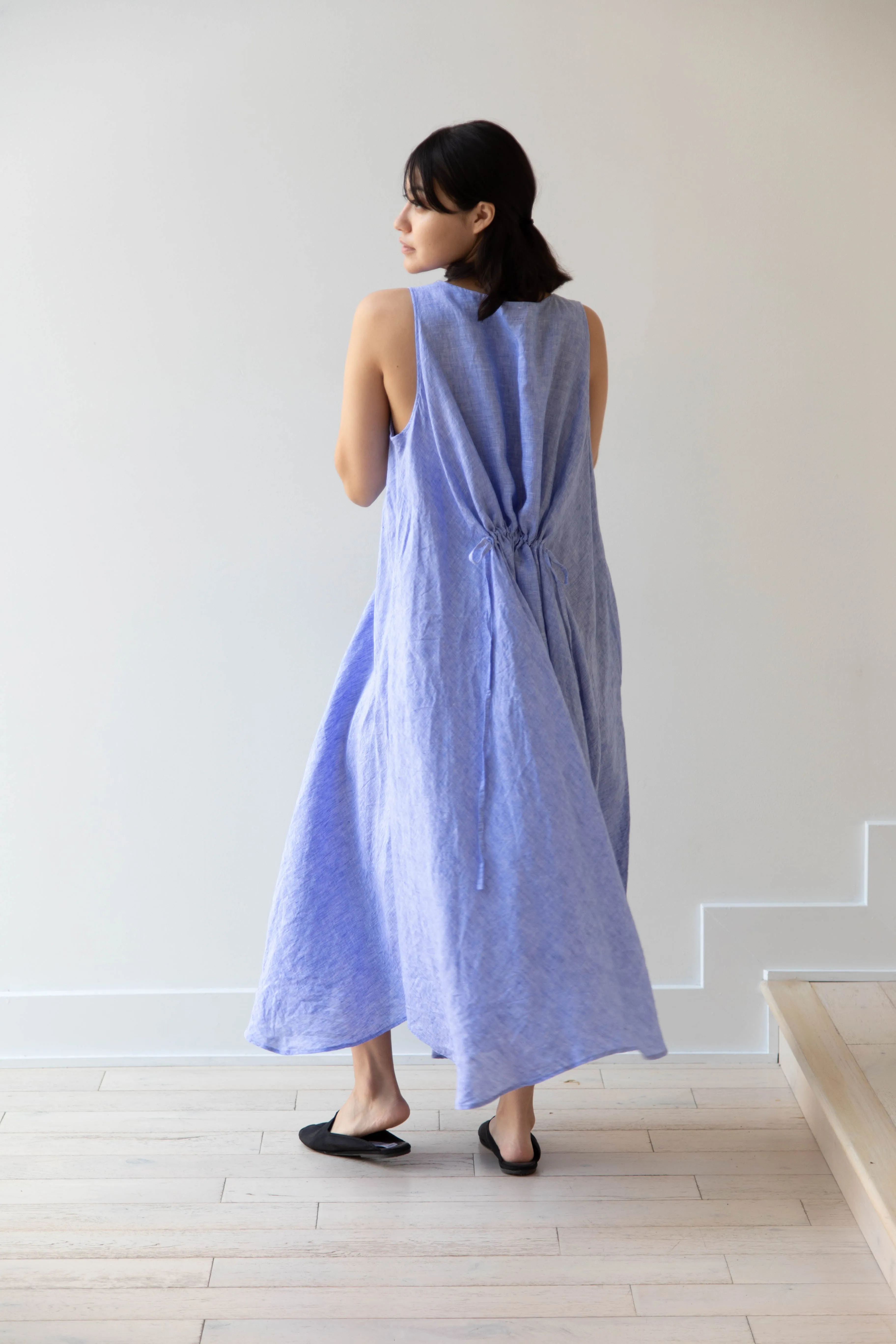 Risa Nakamura | Dress Y in Sky Blue Linen