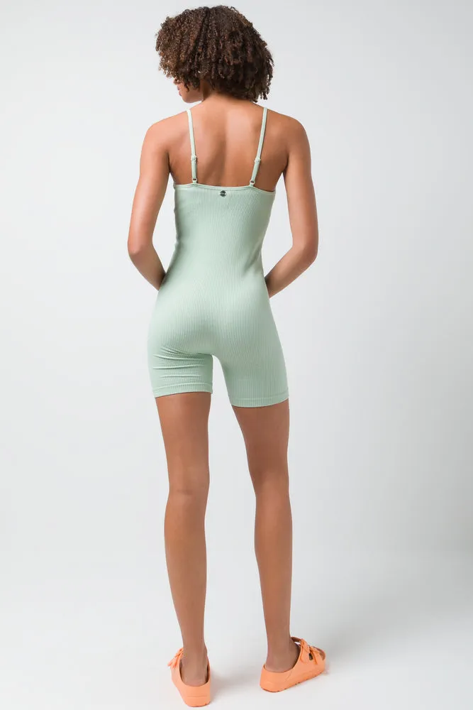 Seamless Playsuit Green