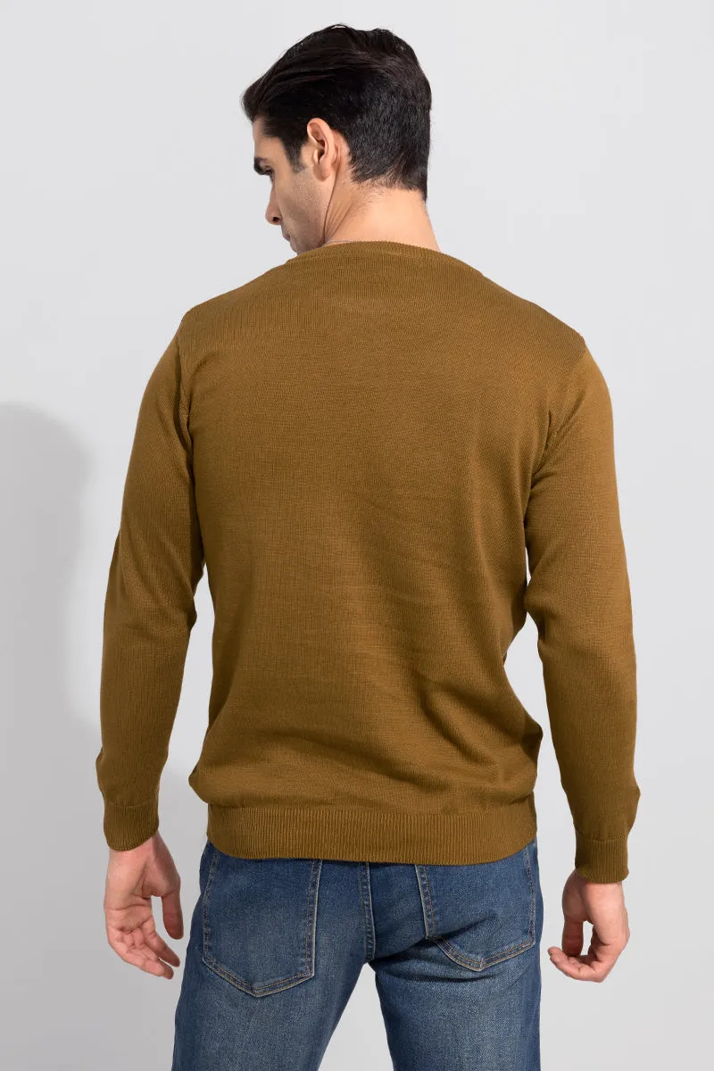 Snug Brown Sweater