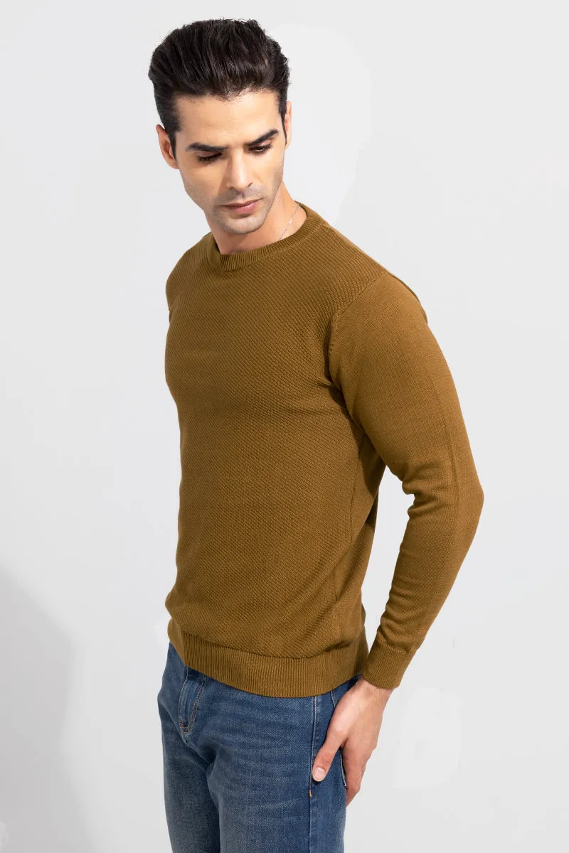 Snug Brown Sweater