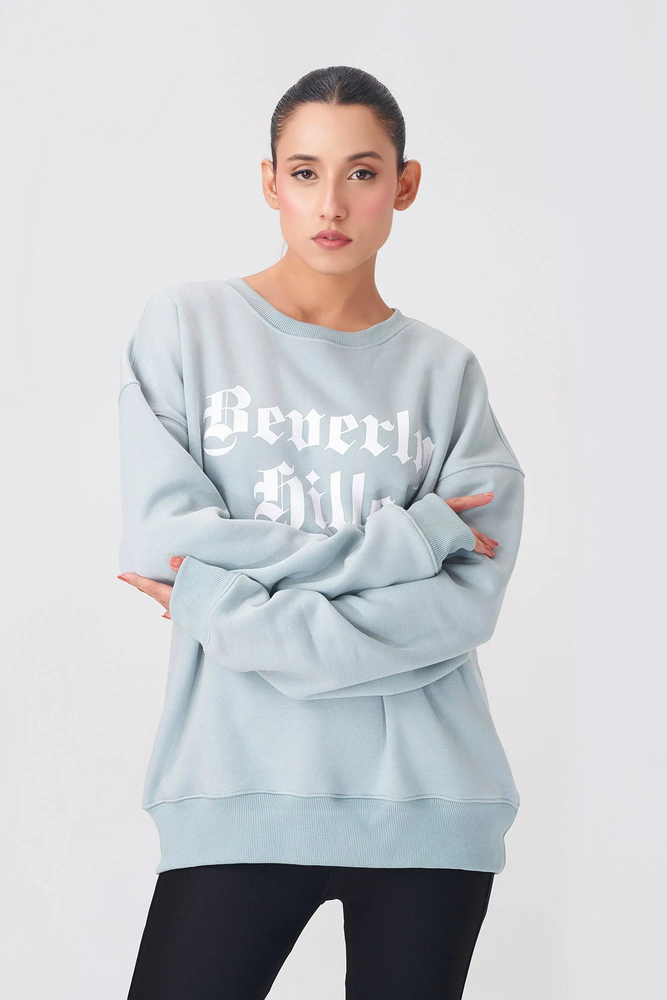 Soft Light Green and Stylish Sweatshirt