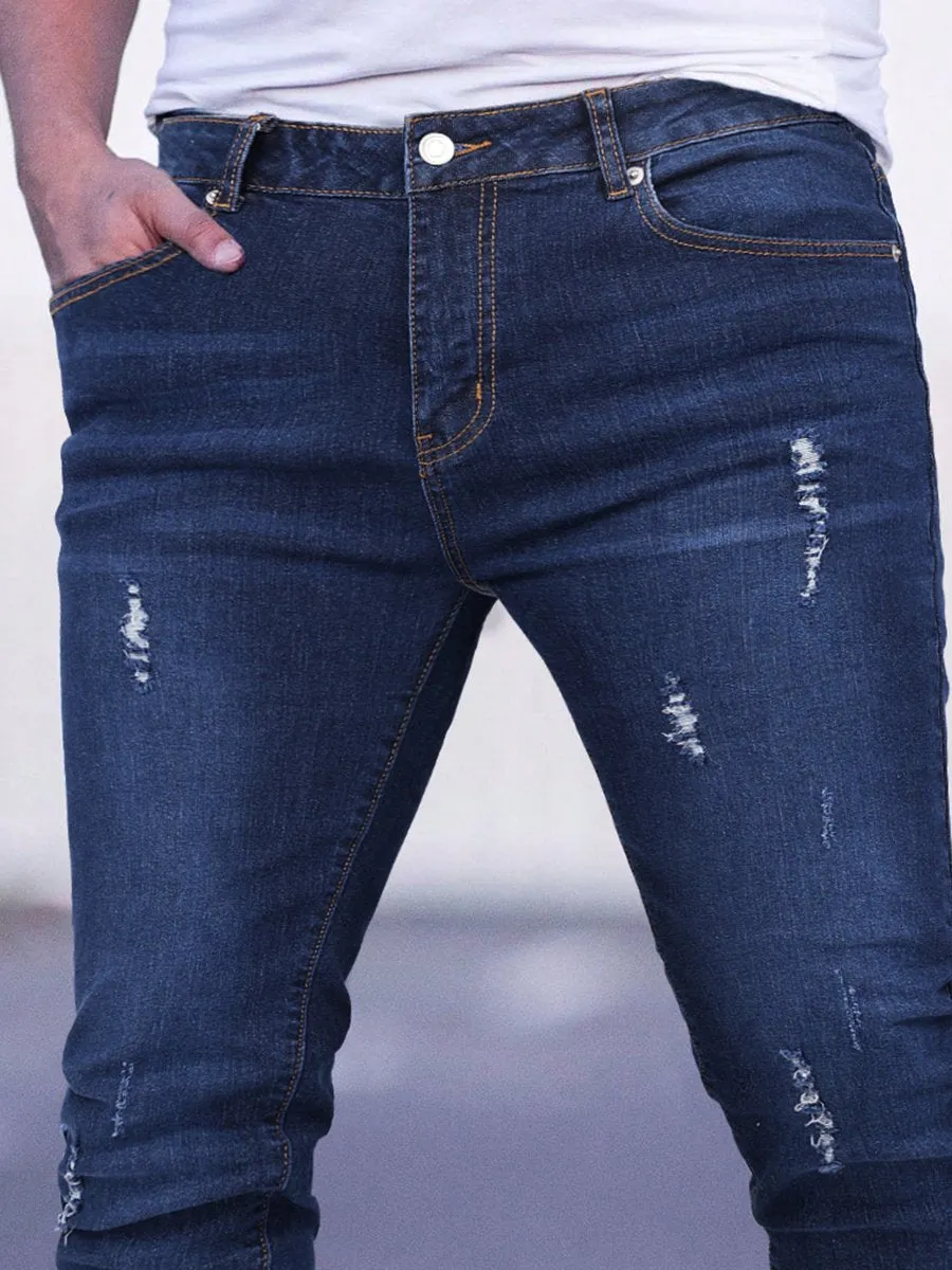 Stylish Ripped Casual Stretch Slim Fit Jeans