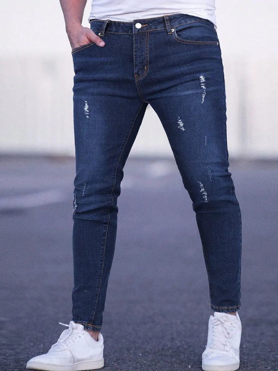 Stylish Ripped Casual Stretch Slim Fit Jeans