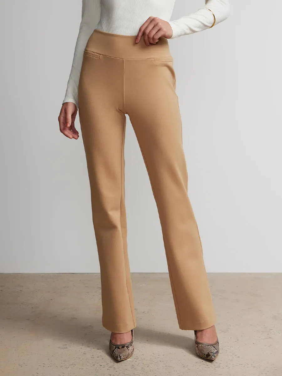 Tall Ponte Bootcut High Rise Pant