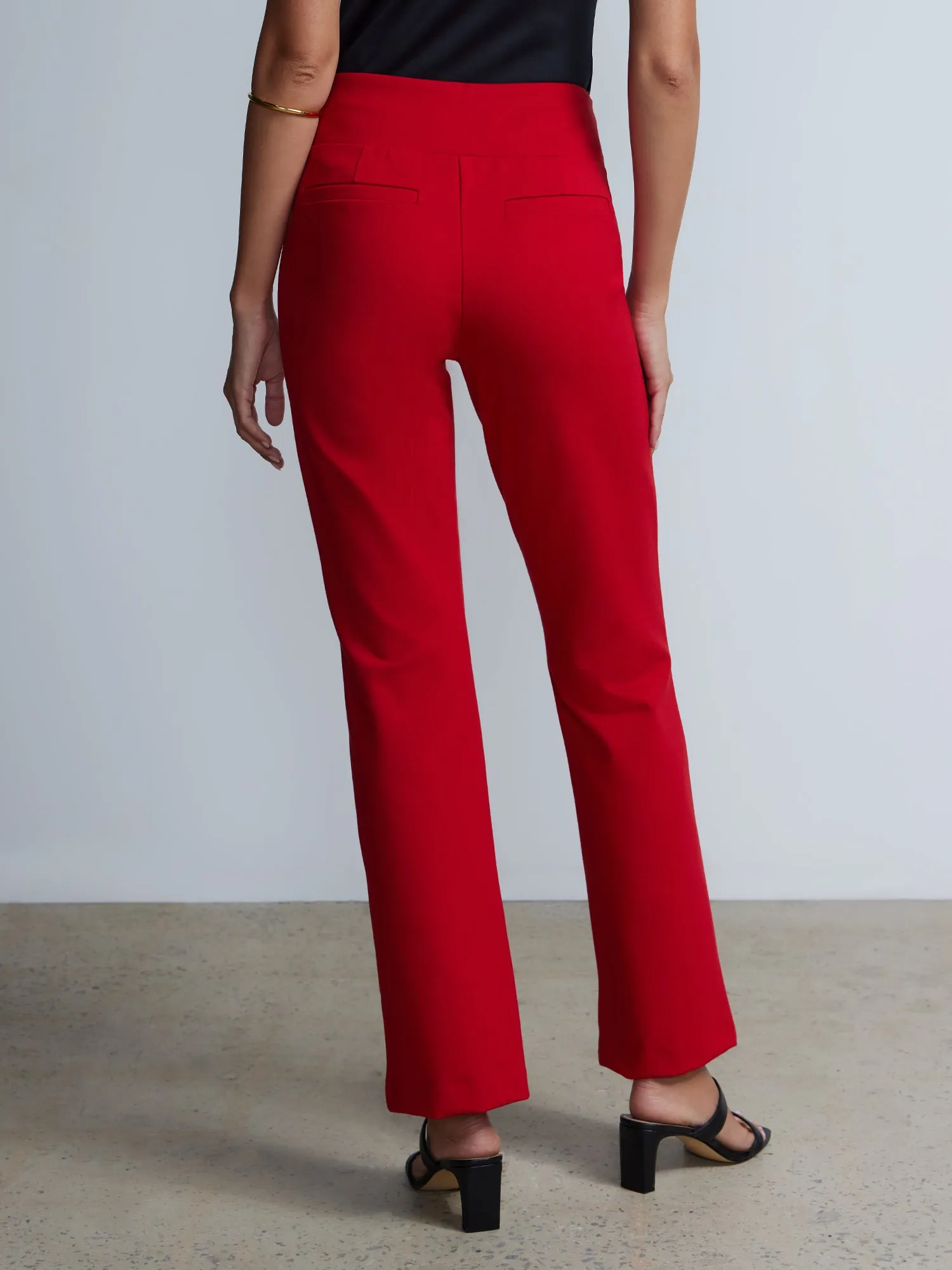 Tall Ponte Bootcut High Rise Pant