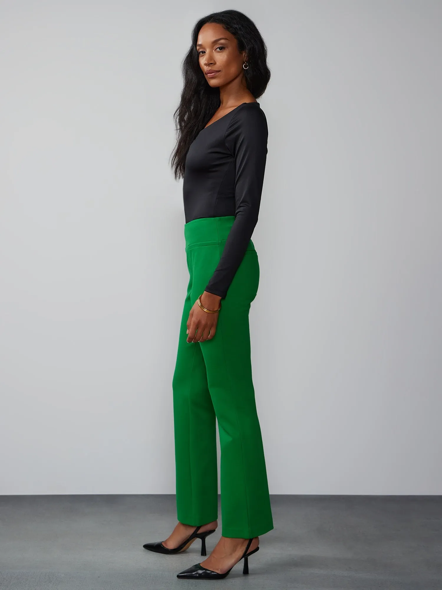 Tall Ponte Bootcut High Rise Pant