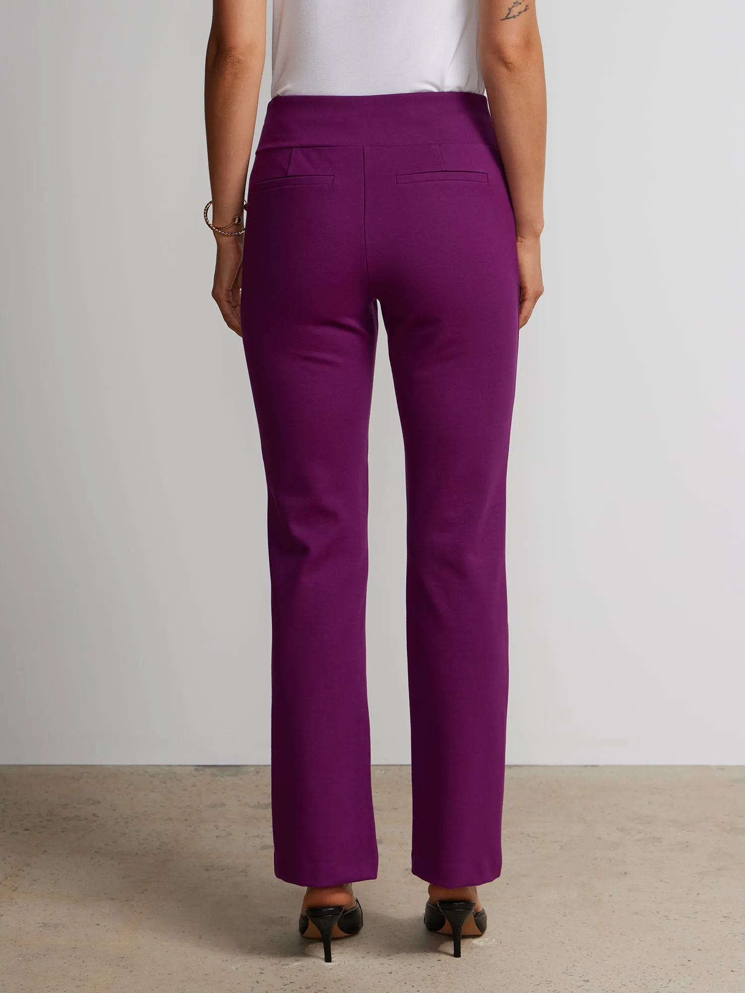 Tall Ponte Bootcut High Rise Pant