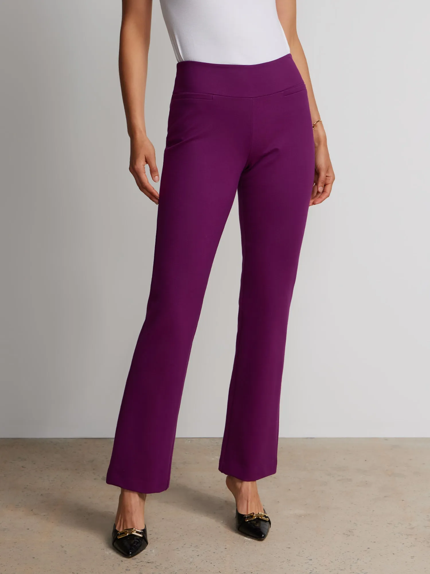 Tall Ponte Bootcut High Rise Pant