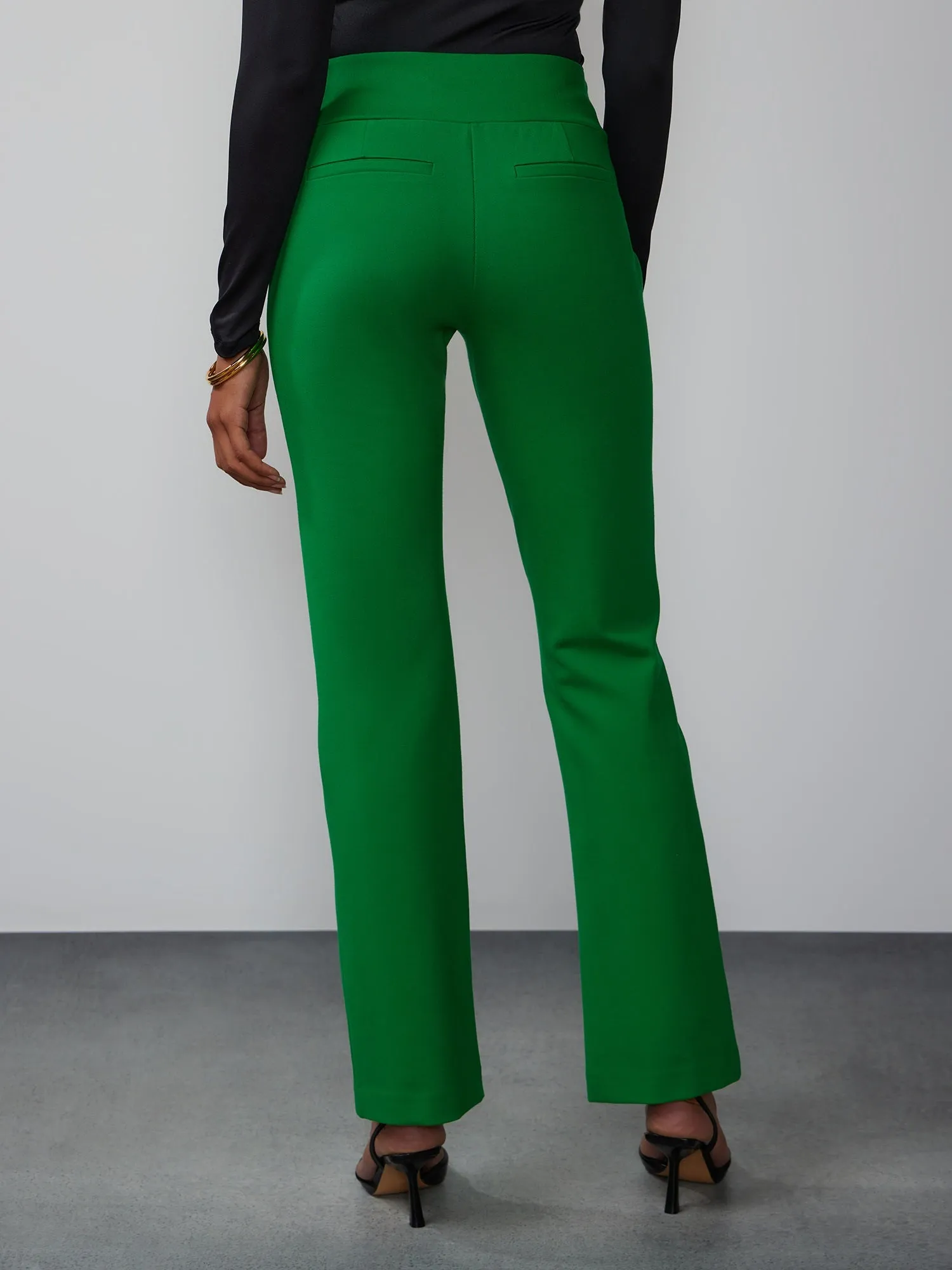 Tall Ponte Bootcut High Rise Pant