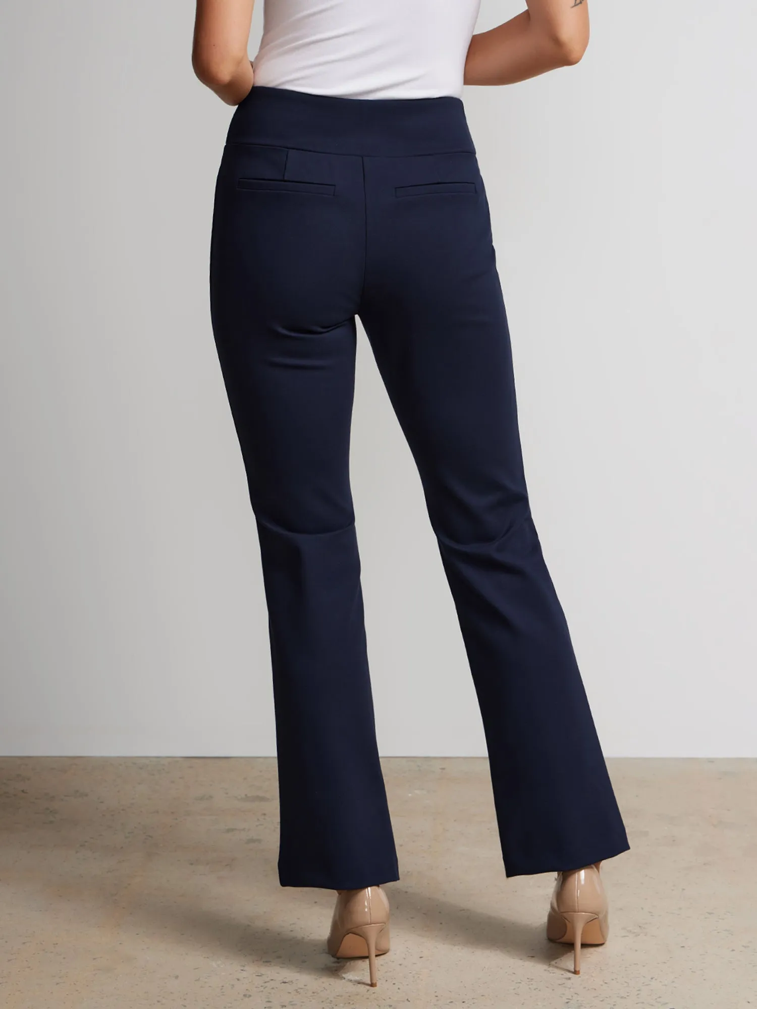 Tall Ponte Bootcut High Rise Pant