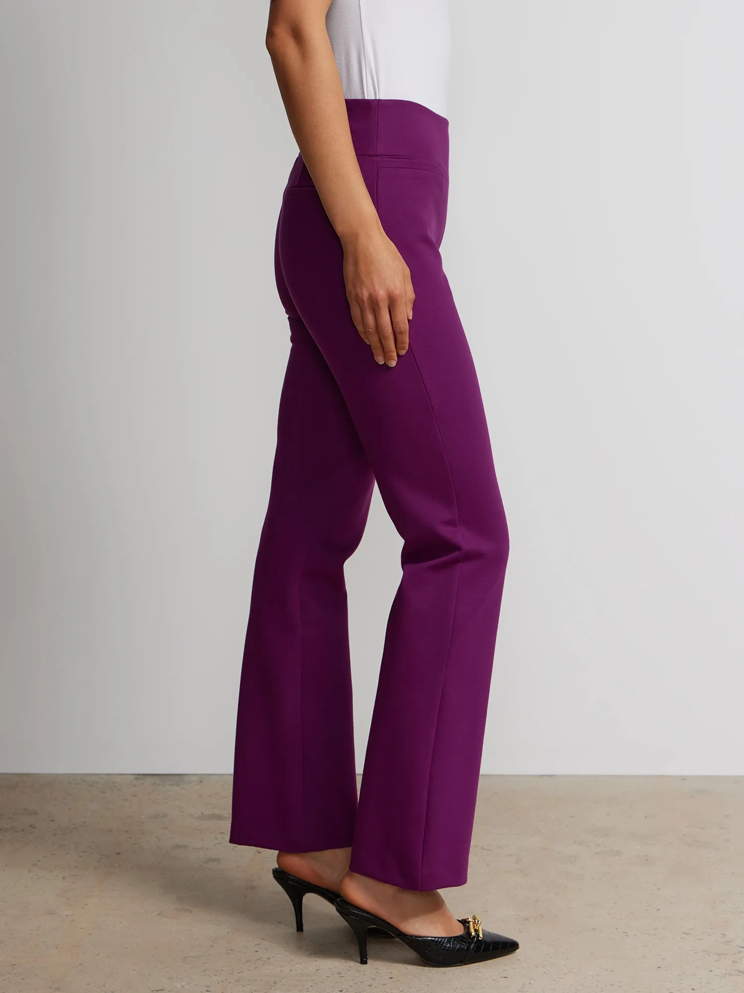 Tall Ponte Bootcut High Rise Pant