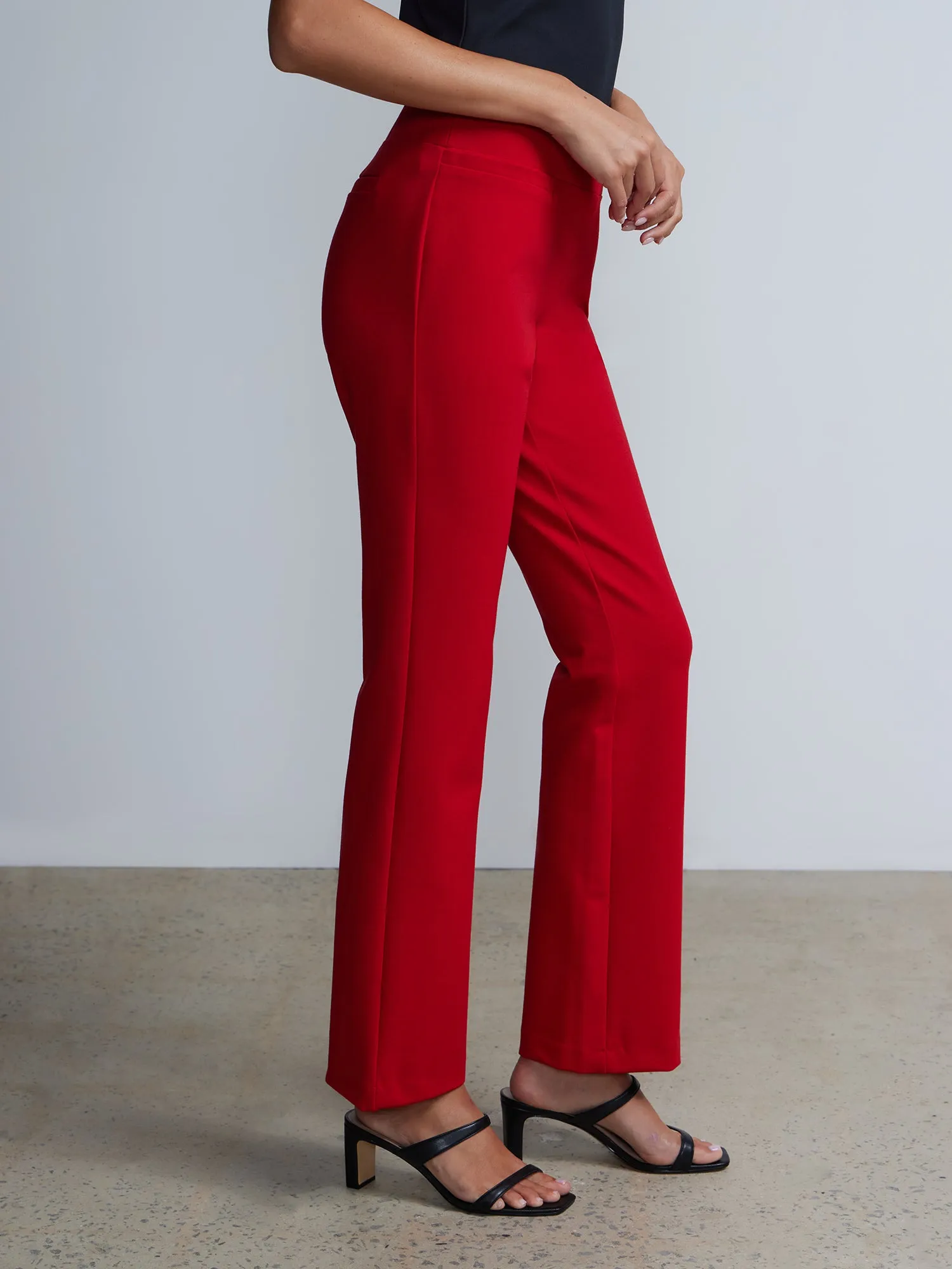 Tall Ponte Bootcut High Rise Pant