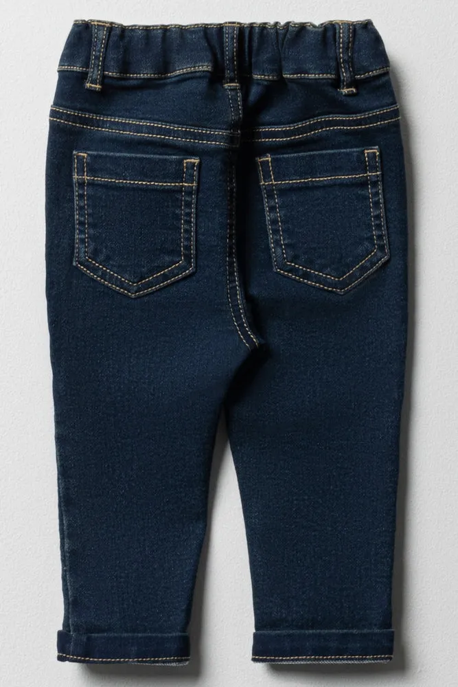 Tom & Jerry Skinny Denim Jeans Dark Blue