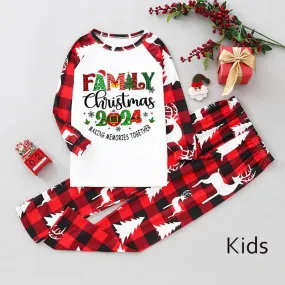 Trendy Kids Christmas Pajama Set - Family Holiday PJs 2024