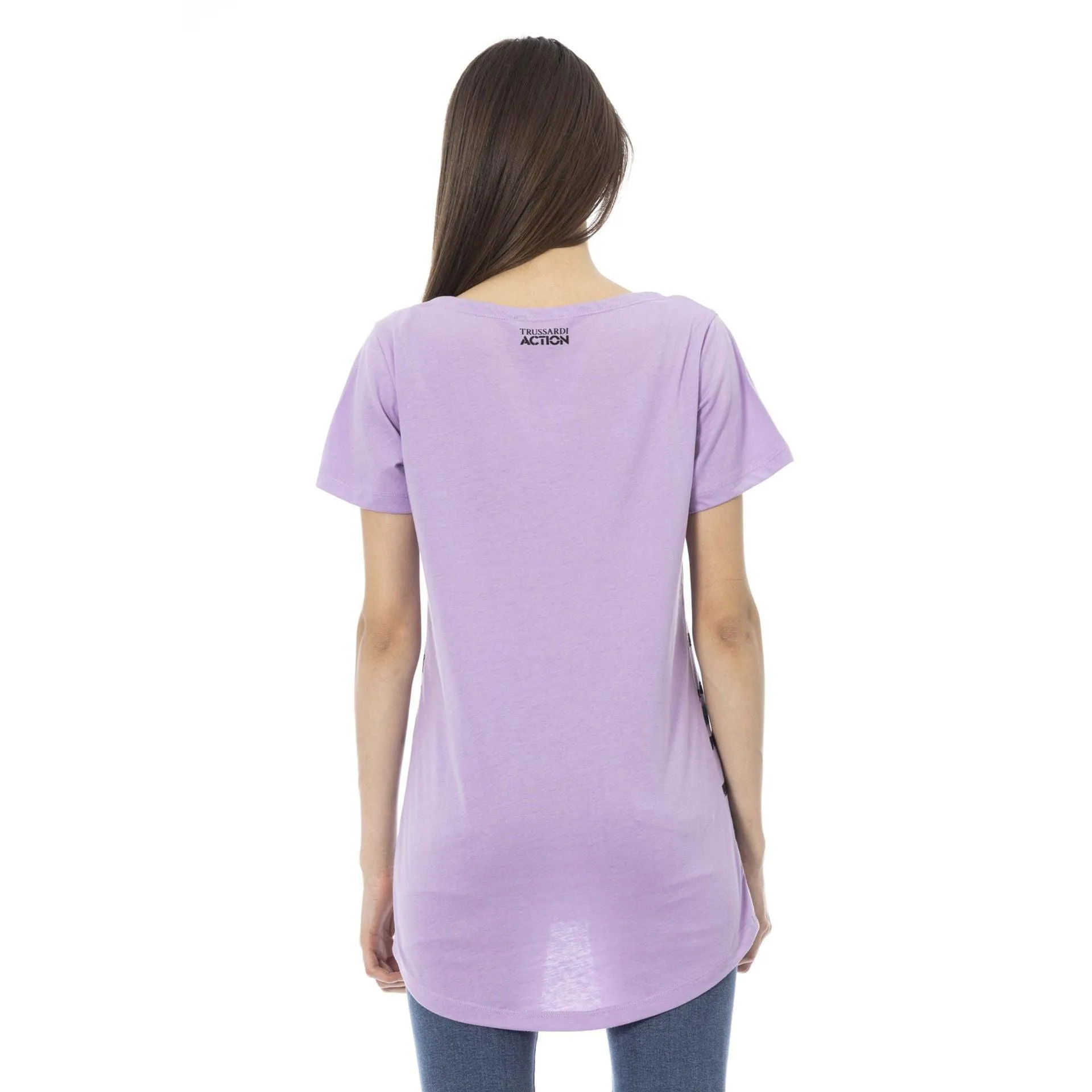 Trussardi Action Women T-Shirts - Violet Brand T-shirts