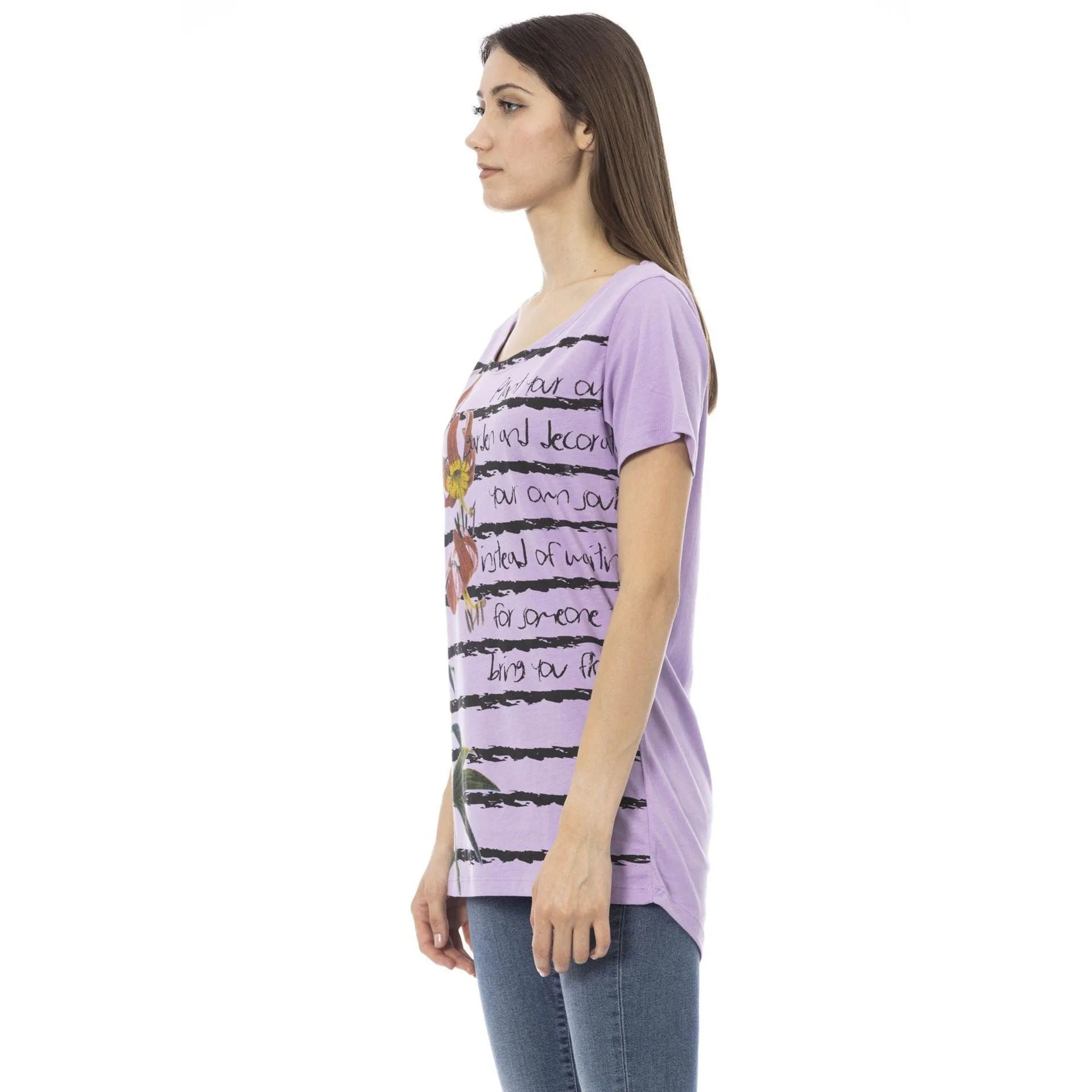 Trussardi Action Women T-Shirts - Violet Brand T-shirts