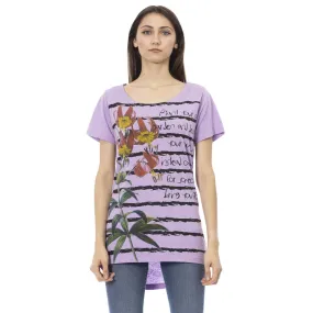 Trussardi Action Women T-Shirts - Violet Brand T-shirts